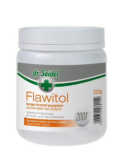 DR SEIDEL Flawitol pro štěňata velkých plemen 200 tablet