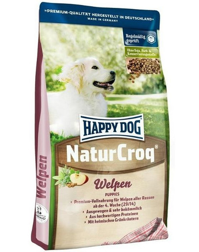 HAPPY DOG Naturcroq štěňata 15 kg