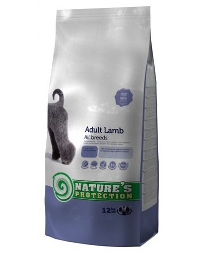 NATURES PROTECTION Dog adult with lamb 12 kg dog