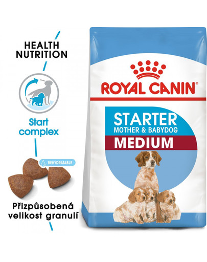 ROYAL CANIN Medium Starter Mother&Babydog 4 kg granule pro březí nebo kojící feny a štěňata