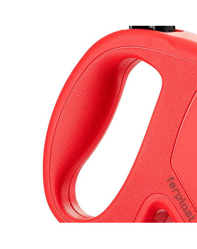 FERPLAST Flippy One Cord M Zatahovací vodítko Lanyard 5 m červené