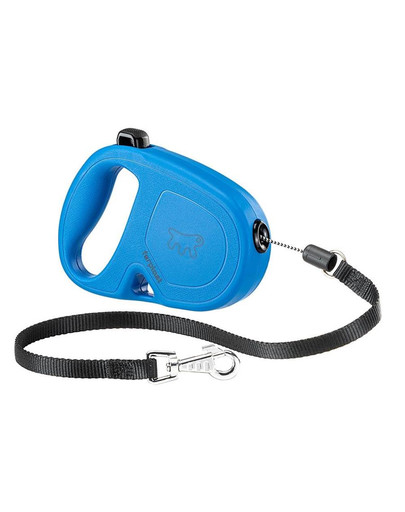 FERPLAST Flippy One Cord S Zatahovací vodítko Lanyard 4,5 m Modrá