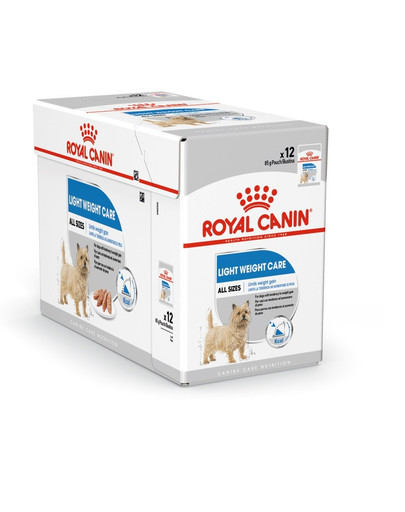 ROYAL CANIN Light Weight Care Dog Loaf 12 x 85g dietní kapsička s paštikou pro psy