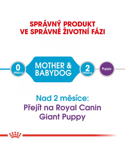 ROYAL CANIN Giant starter mother & babydog 1 kg granule pro březí nebo kojící feny a štěňata