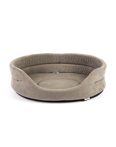 INTERZOO Pelech pro psy oválný 47x38x15 cm šedý