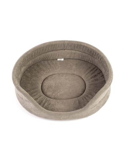 INTERZOO Pelech pro psy oválný 47x38x15 cm šedý