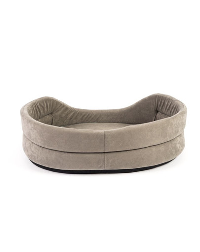 INTERZOO Pelech pro psy oválný 47x38x15 cm šedý