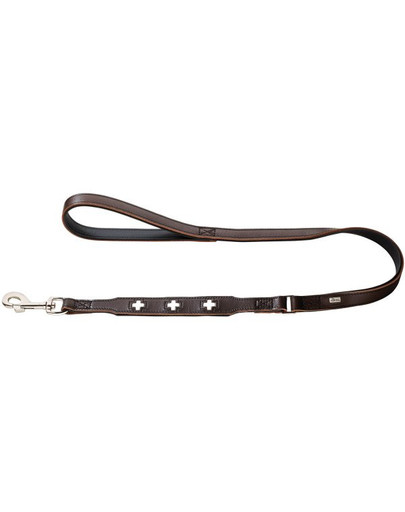 HUNTER Obojek Swiss 1,8cm/1m hnědý