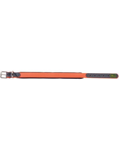 HUNTER obojek Convenience Comfort M-L (55) 42-50/2,5cm oranžový