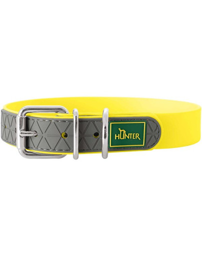 HUNTER Convenience obojek M-L (55) 42-50/2,5cm žlutý