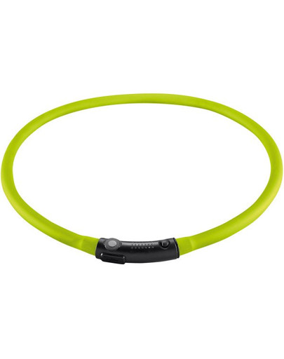 HUNTER LED Svítící obojek Yukon 20-70cm limetkový
