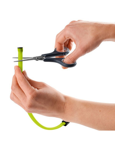 HUNTER LED Svítící obojek Yukon 20-70cm limetkový