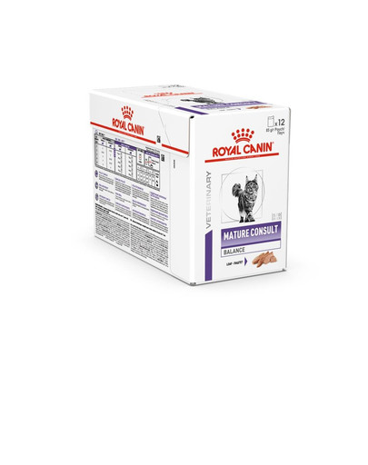 ROYAL CANIN VHN Cat Mature Consult Balance Loaf 12x85g
