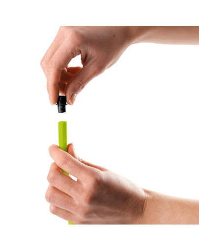 HUNTER LED Svítící obojek Yukon 20-70cm limetkový