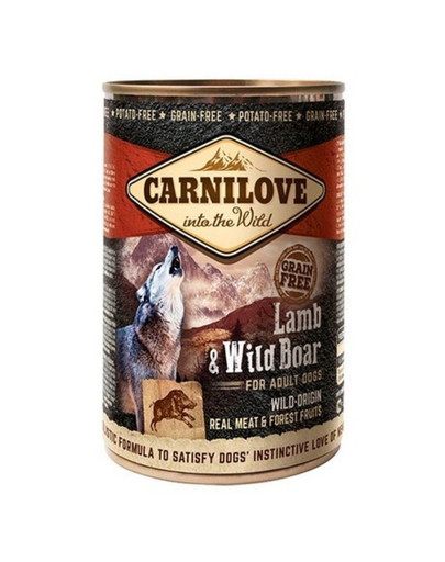 CARNILOVE Dog Wild Meat Lamb & Wild Boar 400 g