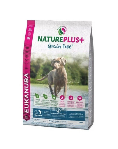 EUKANUBA Nature Plus+ Puppy Grain Free Salmon 2,3 kg