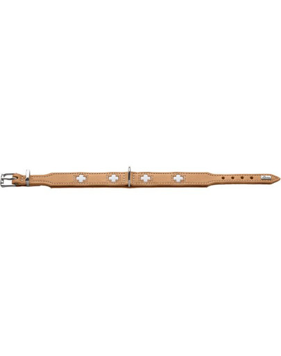 HUNTER Obojek Swiss XS-S (37) 30-34,5/2,6 cm béžový