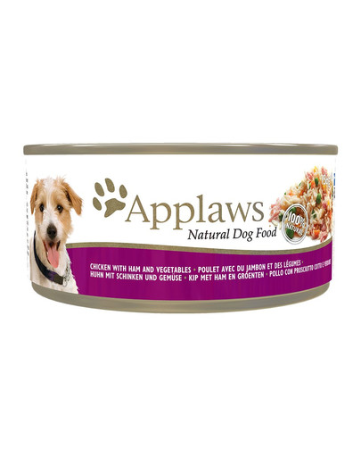 APPLAWS Dog kuře, šunka a zelenina 156g