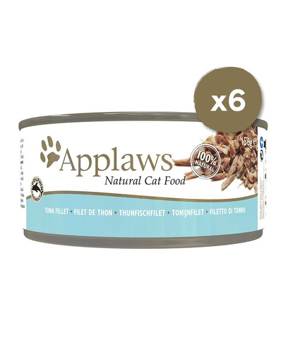 APPLAWS Cat Tin 6 x 70 g mokré krmivo pro kočky s tuňákem