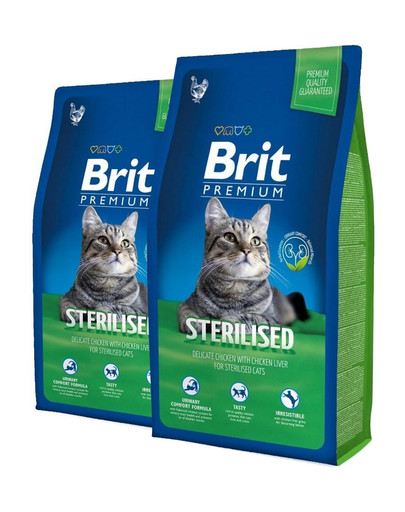 BRIT Premium Sterilised 2 x 8 kg