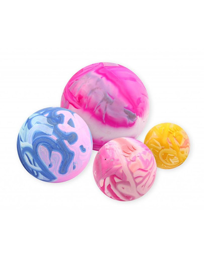 PET NOVA DOG LIFE STYLE Gumový míč, plovoucí, velikost 8 cm, vícebarevná vůně vanilky