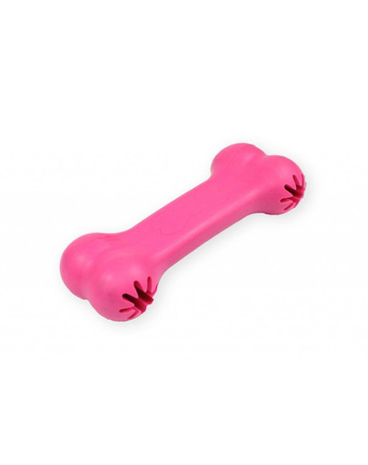 PET NOVA DOG LIFE STYLE gumová hračka 11 cm, růžová, hovězí příchuť