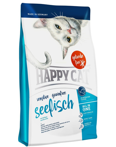HAPPY CAT Sensitive Grainfree Ryba Morska 4 kg