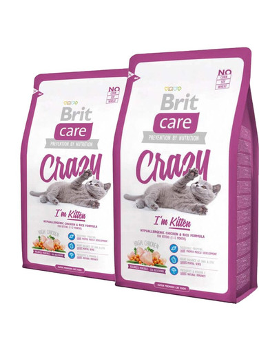 BRIT Care Cat Crazy I'm Kitten 2 x 7 kg