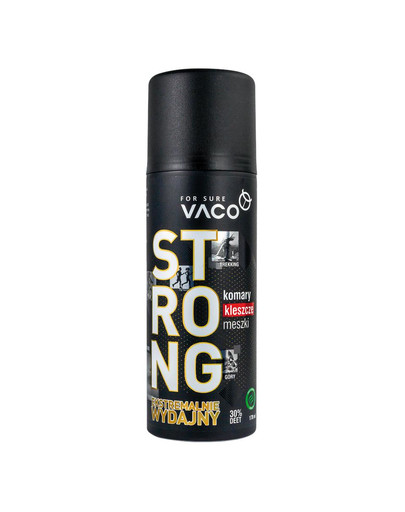 VACO VACO STRONG proti klíšťatům, komárům a černým muškám DEET 30% + Citrodiol 170 ml