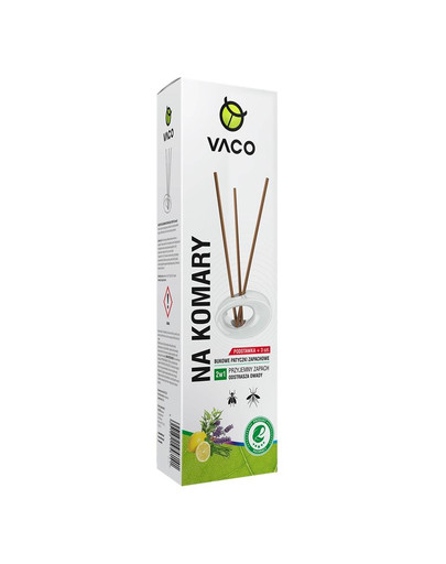 VACO ECO Tyčinky odpuzující komáry, mouchy a můry (Citronella) 3 ks