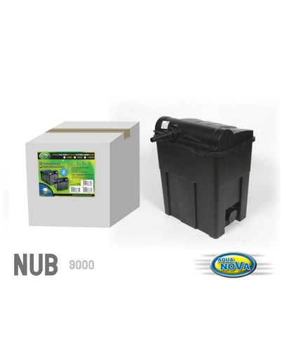 AQUA NOVA Nub-9000 Přetokový filtr 48 l Kapacita. + 9 W UV lampa