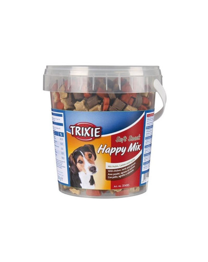 TRIXIE Soft snack pro psa mix kuře, jehněčí, losos 500 g