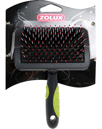 ZOLUX Zolux bursten - Hřeben-kartáč plastový střední