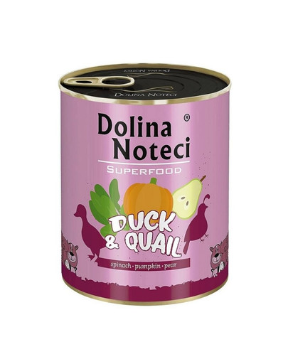 DOLINA NOTECI Premium SuperFood Kachna a křepelka 800g