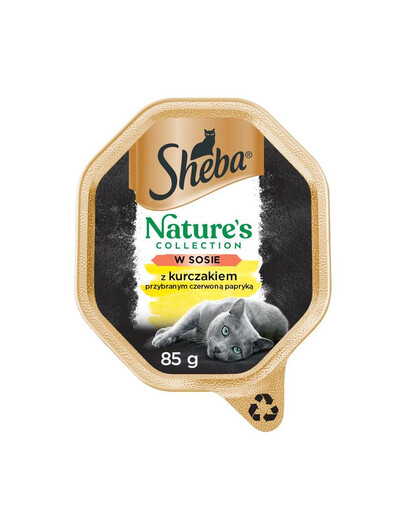SHEBA Nature's Collection Kuře a paprika v omáčce 85 g