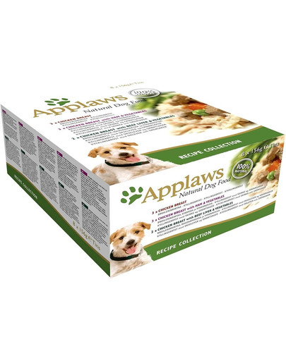 APPLAWS Dog Multipack 32x156g mix příchutí