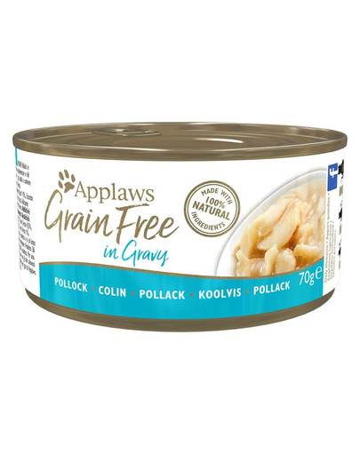 APPLAWS Cat Tin Grain Free Tuna in Gravy 72x70g