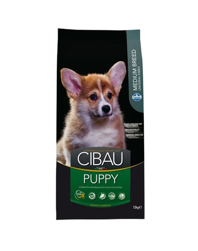 CIBAU Medium Puppy 12 + 2 kg ZDARMA