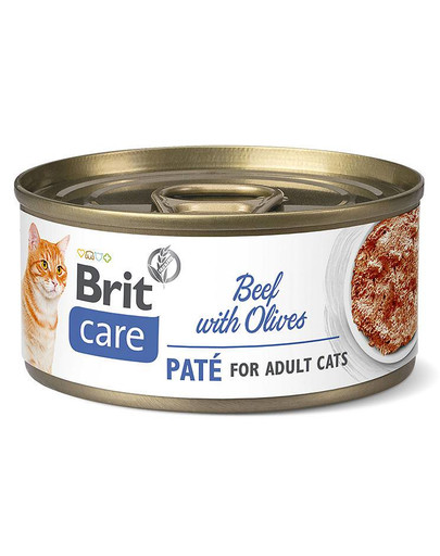 BRIT Care Cat Paté Beef & Olives 70g