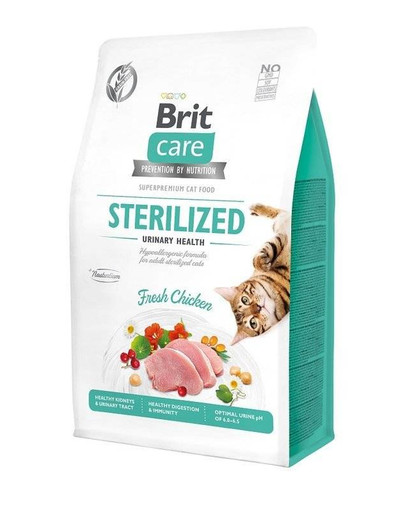 BRIT Care Cat Grain Free Sterilized Urinary Health 2 kg