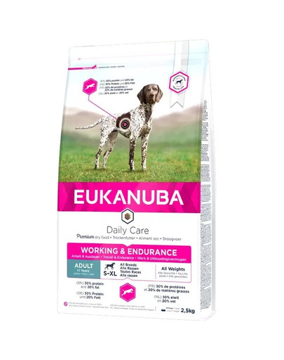 EUKANUBA Daily Care Working & Endurance 2,5kg