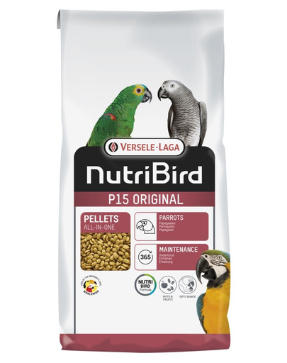 VERSELE-LAGA NutriBird P15 Original 10 kg krmivo pro papoušky