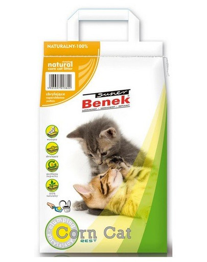 BENEK Super Corn Cat kukuřičné stelivo Natural 14 l