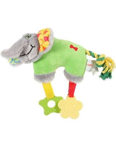 ZOLUX Hračka pes ELEPHANT COLOR plyš zelená 20cm