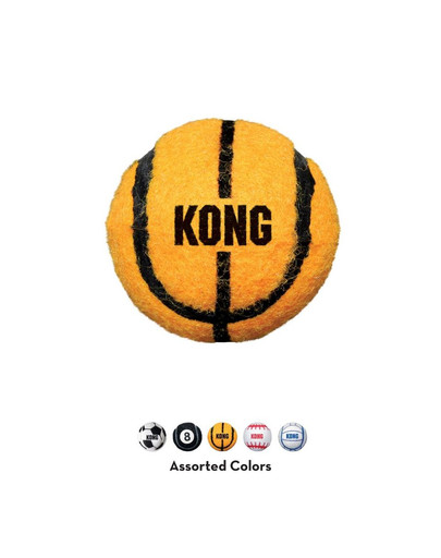 KONG Sport Balls M 3 ks Míčky pro psy gumové