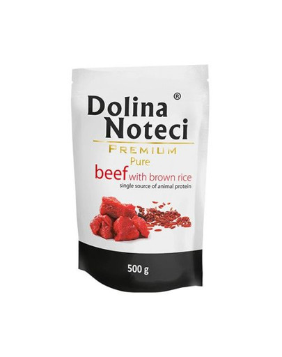 Levně DOLINA NOTECI Premium Pure Hovězí s rýží 500g