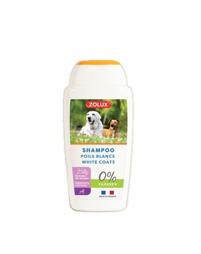 ZOLUX ​Šampon pro psy s bílou srsti 250 ml