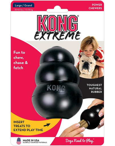 KONG Extreme large 10,5 cm Odolné kousátko na pamlsky pro psy
