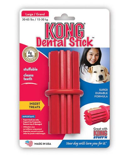 KONG Dental stick L large 12,5 cm Dentální kousátko pro psy