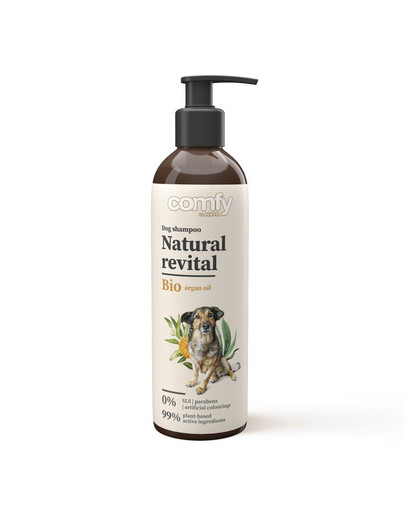 COMFY Natural Revital Jemný šampon s vůní aloe pro psy všech plemen s citlivou pokožkou 250ml
